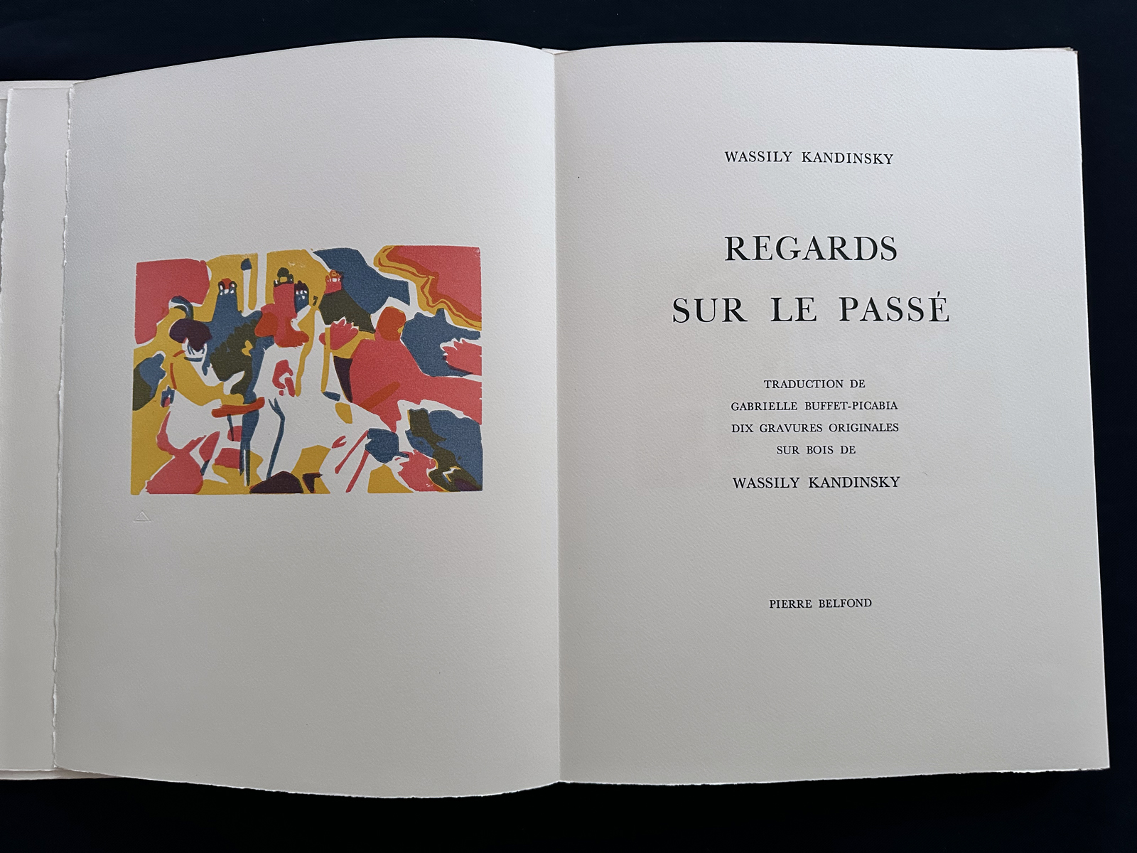 Kandinsky, Wassily. Regards sur le pass. With 10 woodcuts + Suite of 10 woodcuts in Japan, 1971
